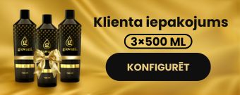 Klienta iepakojums 3 x 500 ml